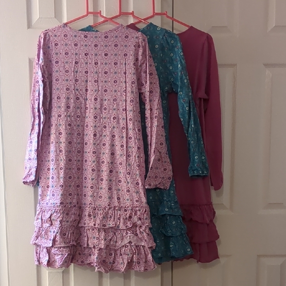 Lands' End Pink, Violet, and Blue Ruffle Dresses 16+ - Picture 6 of 6